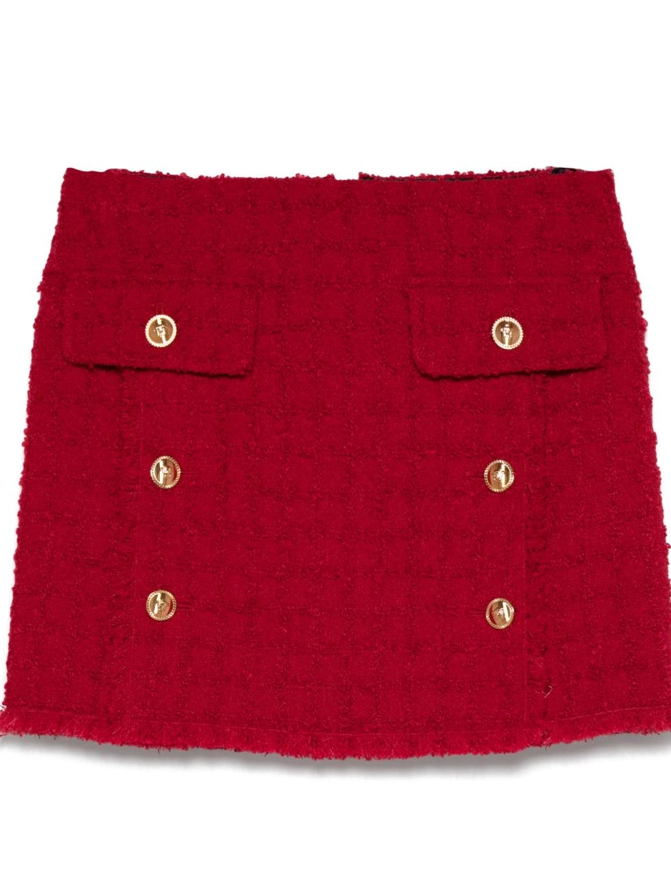 Affordable Versace Women skirt mini Heritage tweed 0322