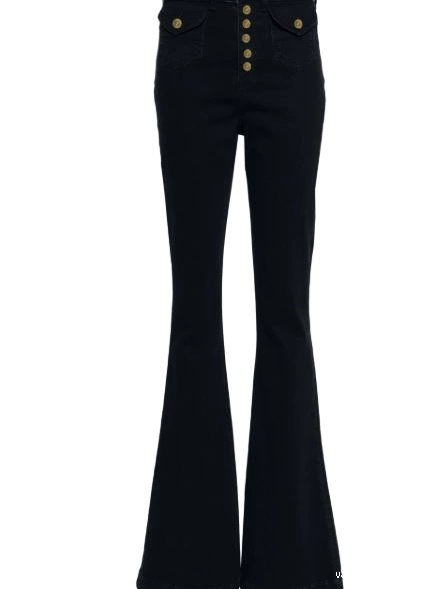 Affordable flared Couture Women high-rise Jeans Versace jeans 0319