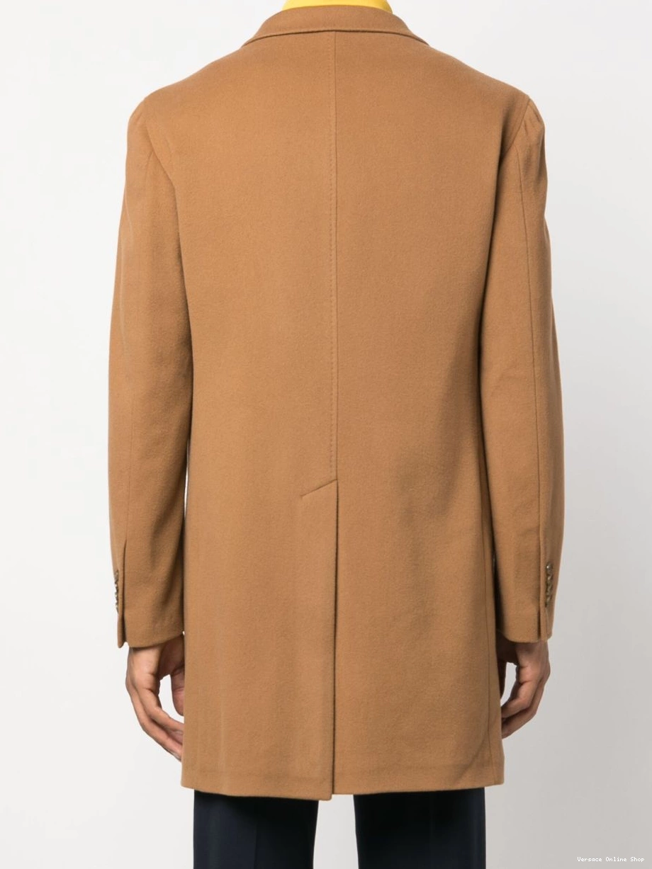 Affordable Women wool-blend Versace single-breasted coat 0316