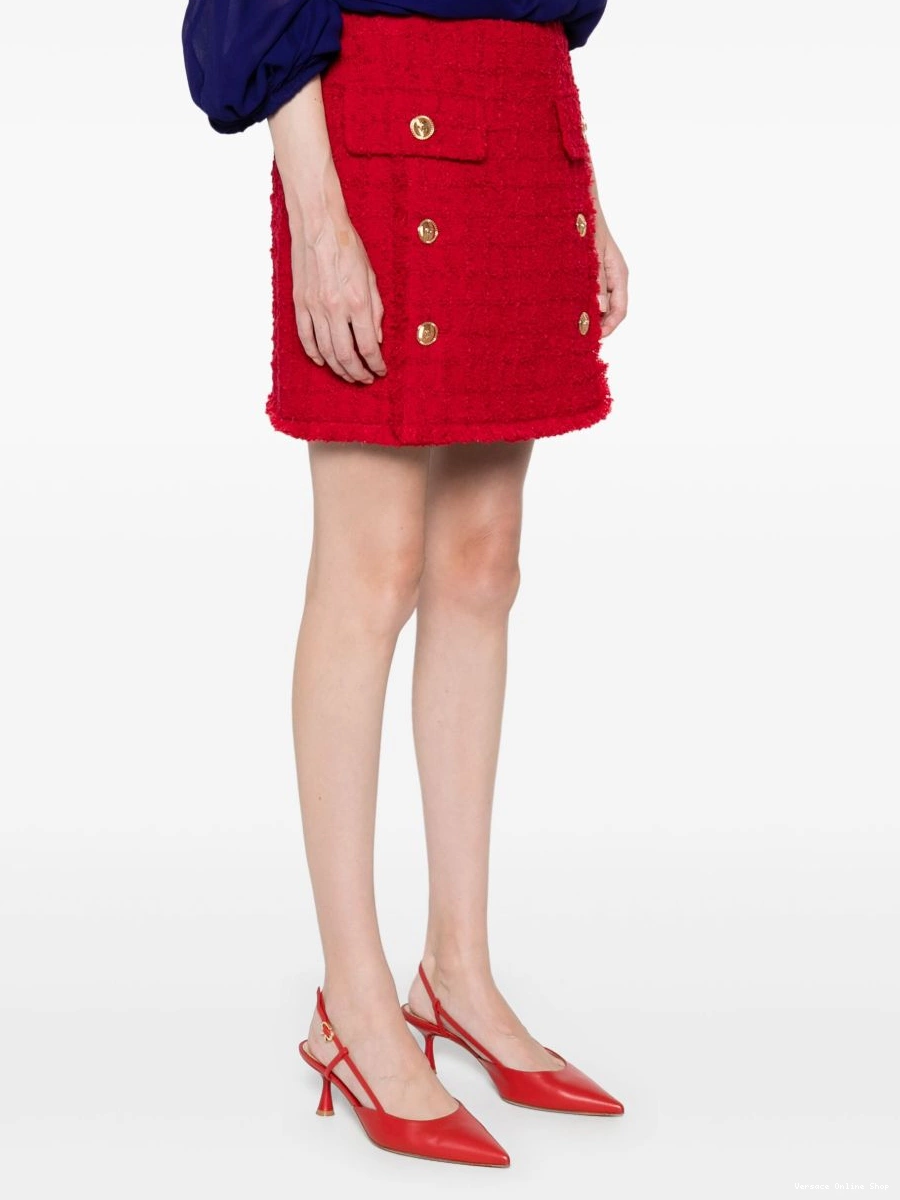 Affordable Versace Women skirt mini Heritage tweed 0322