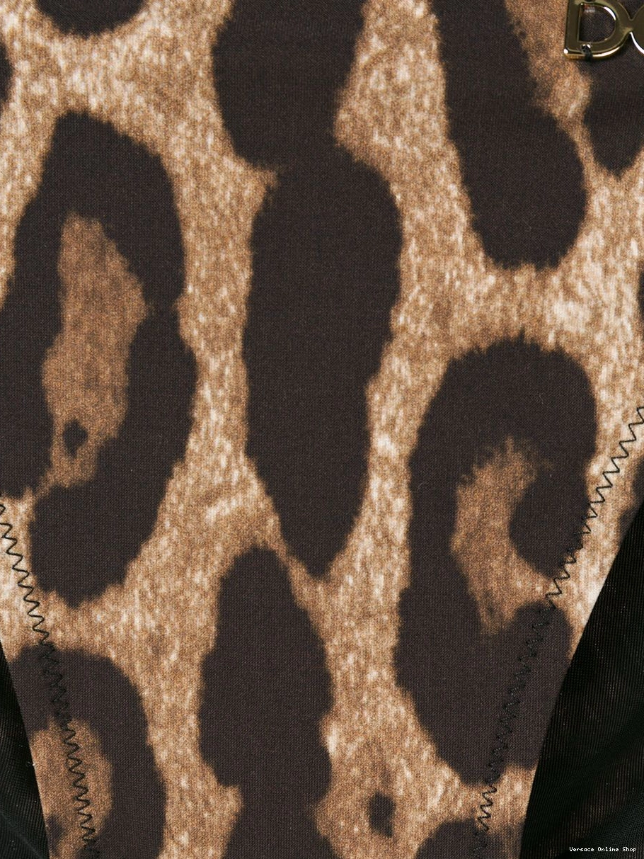Affordable leopard-print Versace bottoms Women bikini 0321