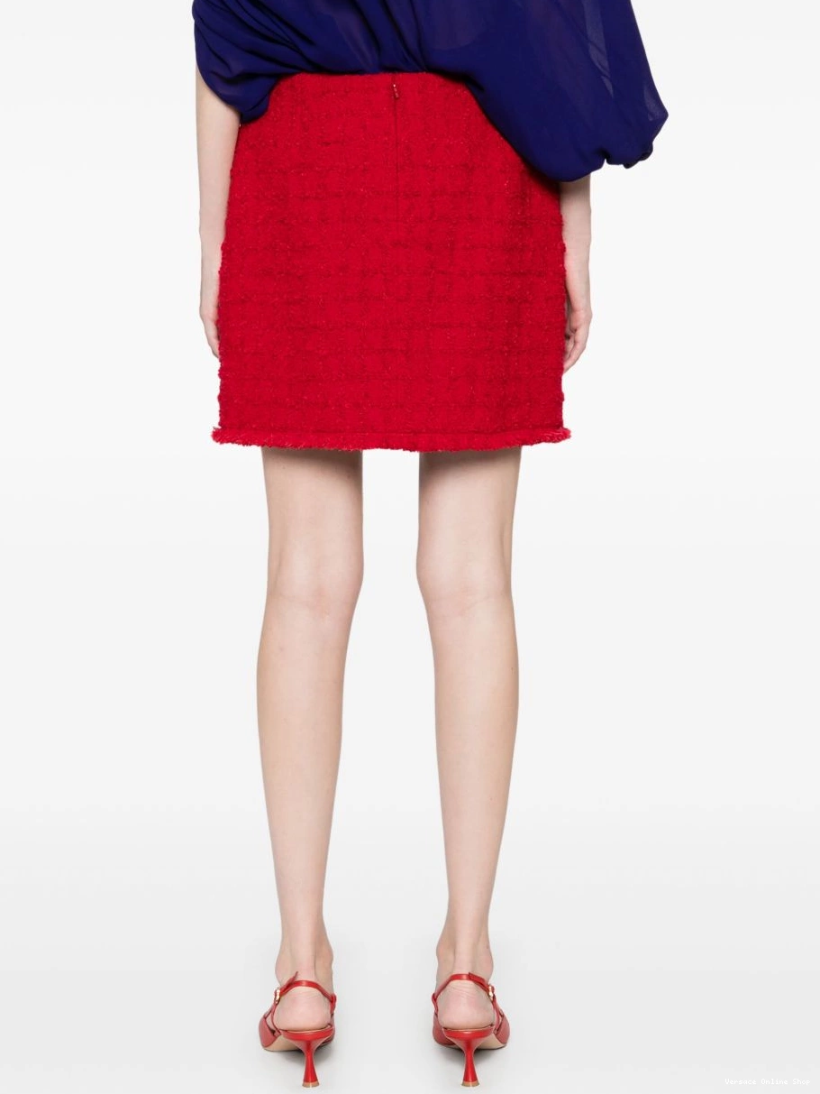 Affordable Versace Women skirt mini Heritage tweed 0322