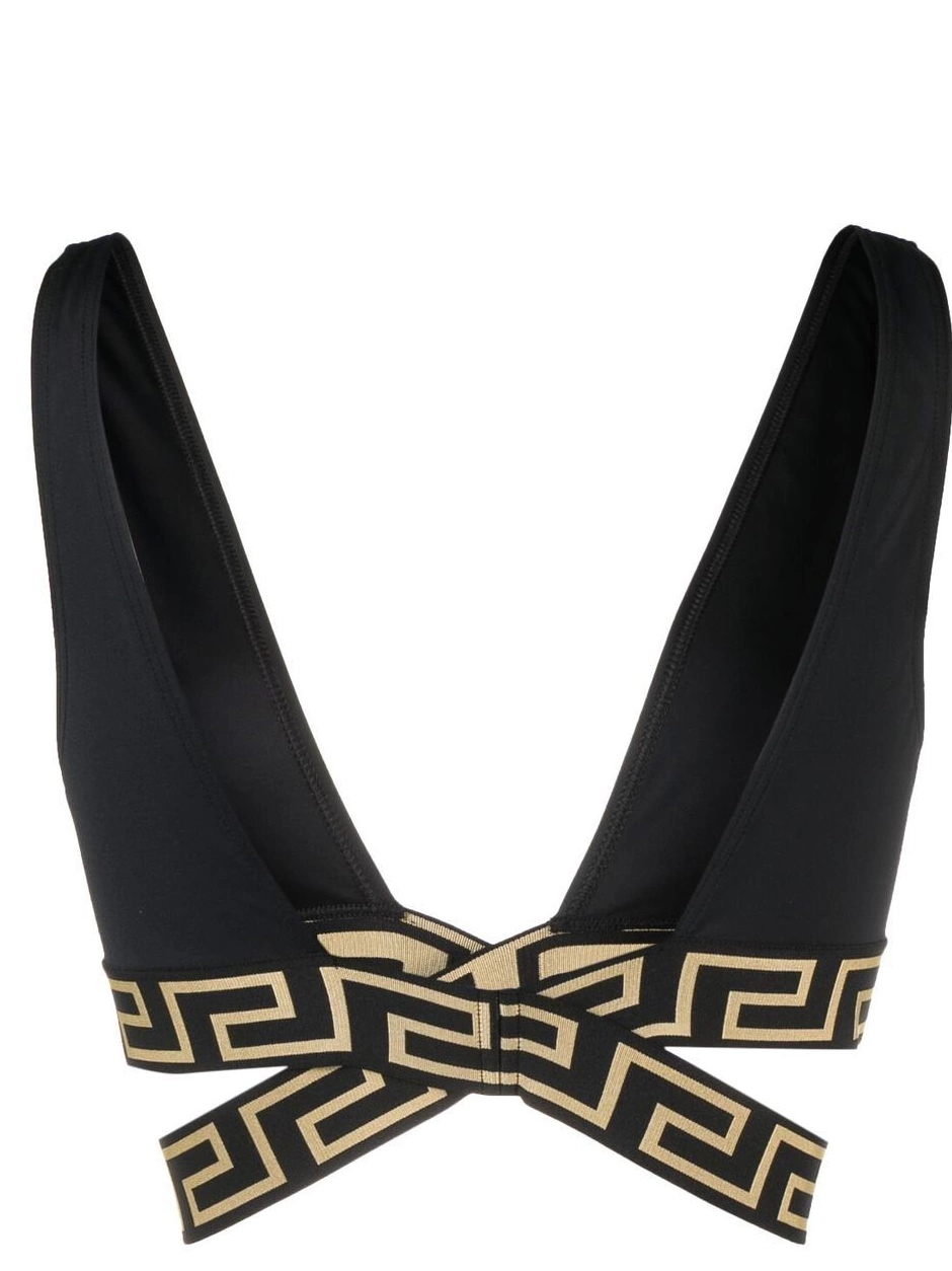 Cheap triangle Women top Versace Greca bikini Border 0317