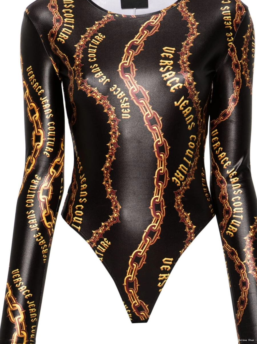 Cheap Chain bodysuit Couture Versace Couture Women Jeans 0315