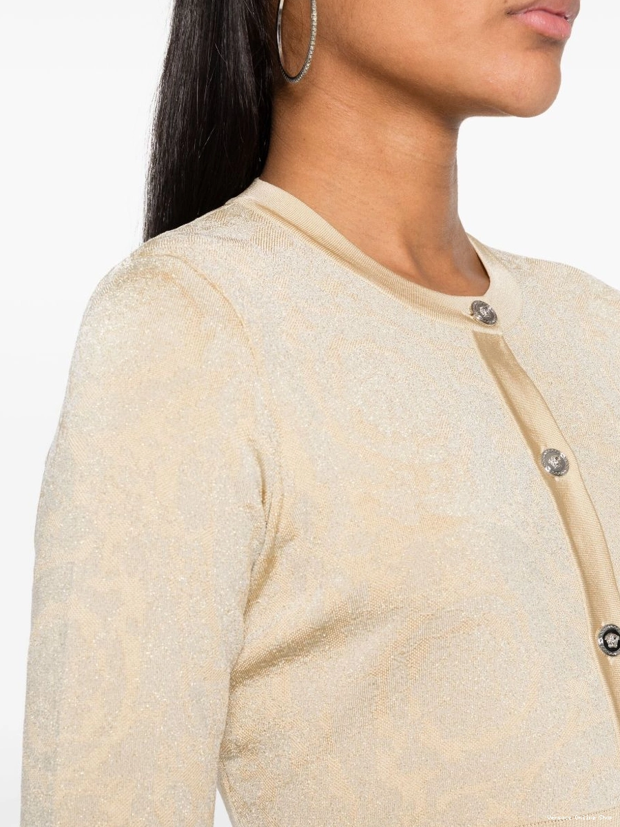 Cheap Barocco Women cardigan cropped lurex Versace 0322