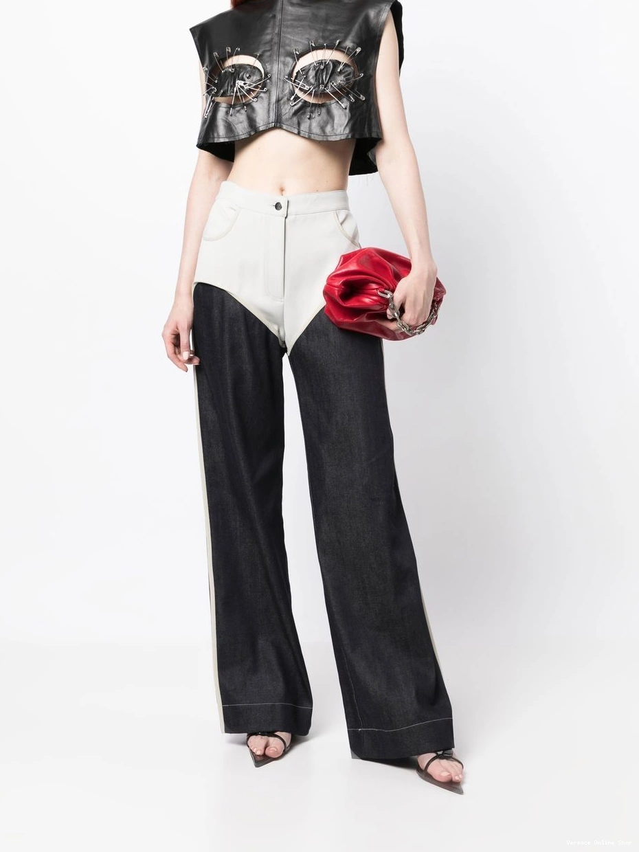 Affordable Women top safety-pin Versace detail 0318