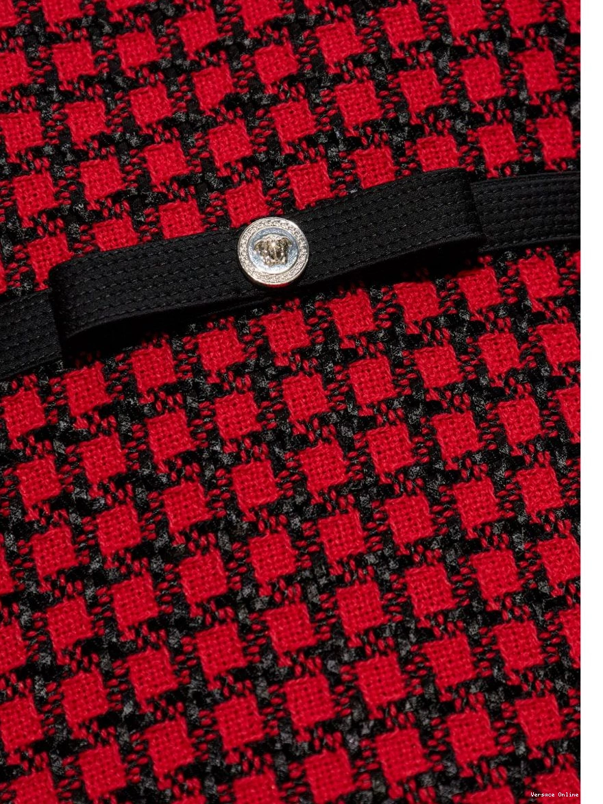 Affordable mini tweed Medusa dress Women Versace 0322