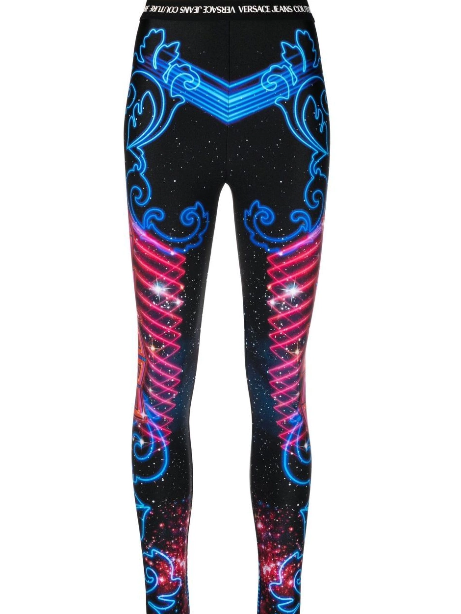 Cheap Jeans high-waisted Women Versace leggings Couture graphic-print 0319