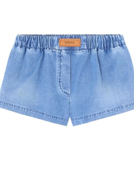Cheap Women denim Versace boxer shorts 0316