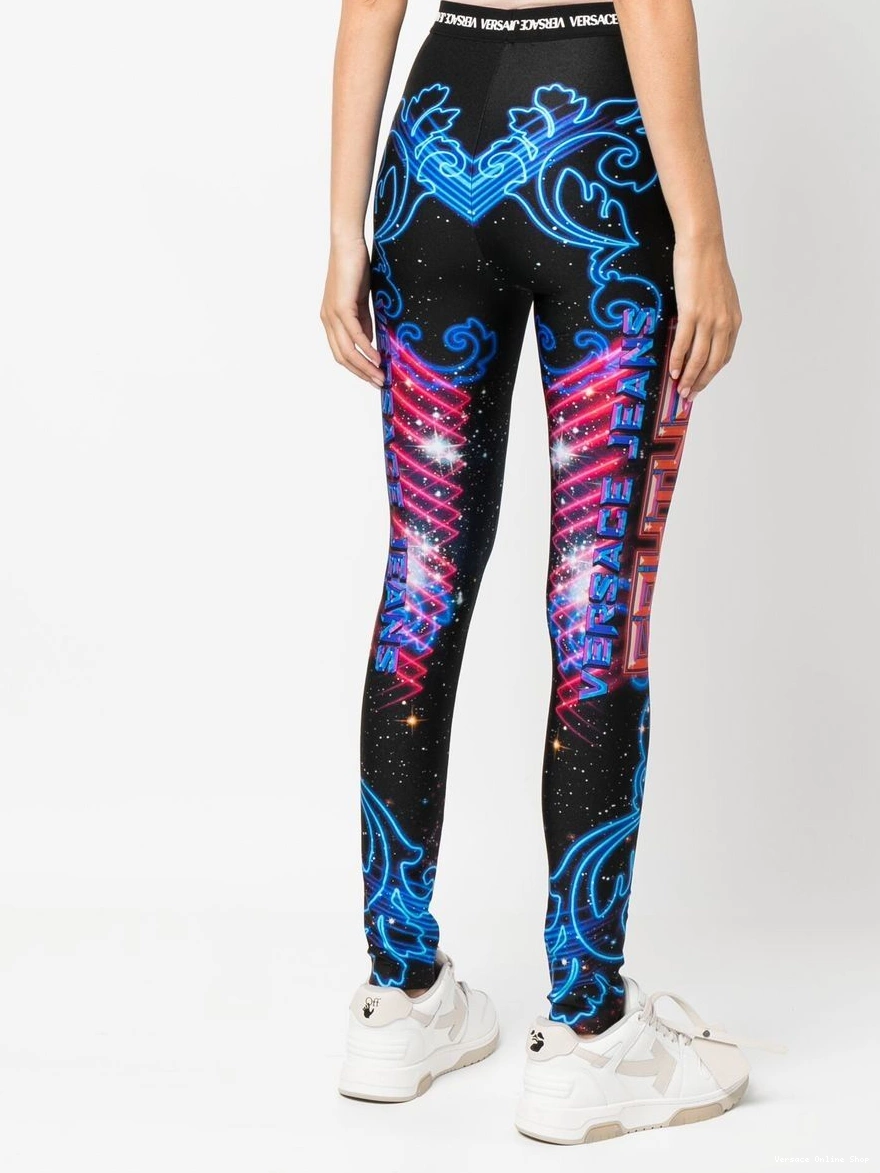 Cheap Jeans high-waisted Women Versace leggings Couture graphic-print 0319