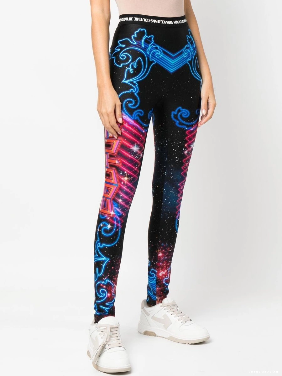 Cheap Jeans high-waisted Women Versace leggings Couture graphic-print 0319