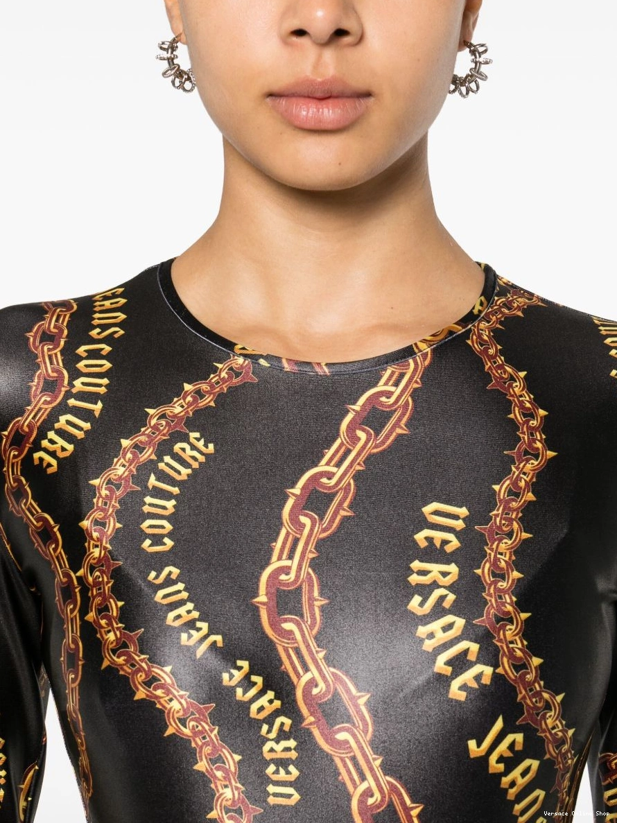 Cheap Chain bodysuit Couture Versace Couture Women Jeans 0315